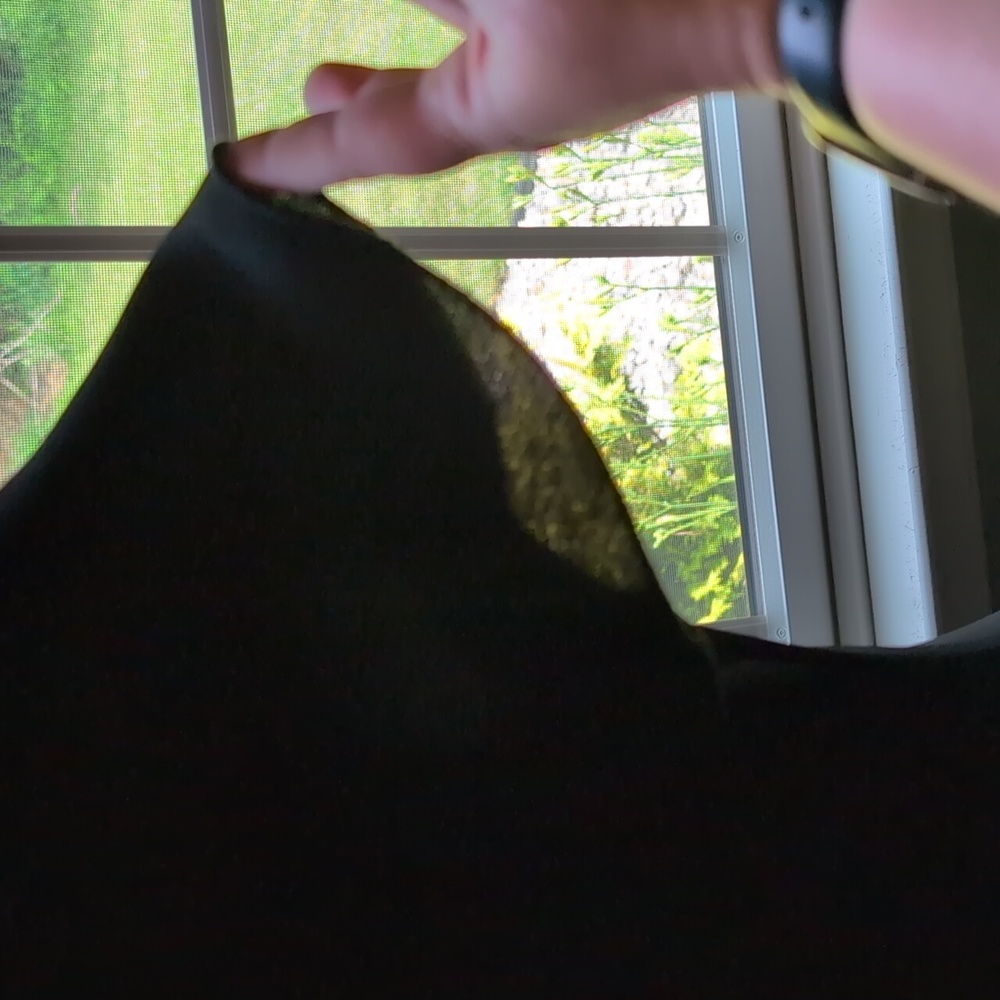 Dressbarn Black V-Neck Sheath Midi Dress - Picture 2 of 5